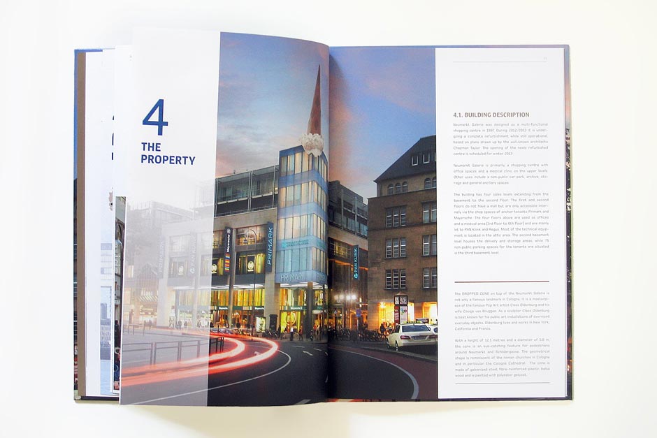 Icone, Real Estate Marketing, Immobilienvermarktung, Editorial Design, Investment Memorandum
